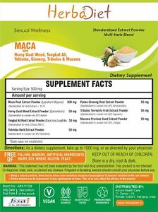 Maca with Tongkat , Horny Goat Weed, Ginseng, Mucuna Extract Powder