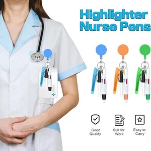 Lanyard Nurse Pen Pack Retractable Nurse Badge Clip Fashion Nurse Badge Set - Picture 1 of 11