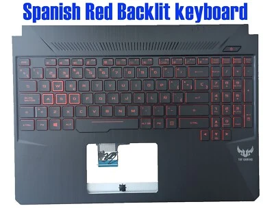 4PIN Iluminado Teclado Español para Asus FX505D FX505G TUF505D FX86S FX86F FX95D