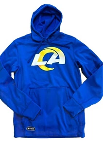 Men's New Era Los Angeles Rams Hoodie Combine Authentic Stated Logo Pullover Sm - Picture 1 of 9