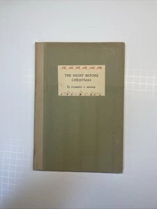 Vintage HC “The Night Before Christmas” Clement Moore Franklin Printing Company - Picture 1 of 8