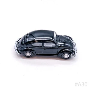 Wiking VW 1200 Brezel-Käfer Modellino Berlino-W. Germania | Nero - Foto 1 di 10