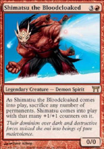 SHIMATSU THE BLOODCLOAKED Champions of Kamigawa MTG Magic Cards DJMagic - Image 1 of 1