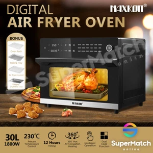 Maxkon 30L 18-In-1 Large Oil Free Air Fryer Oven Cooker Dual Cook Function 1800W - Picture 1 of 12