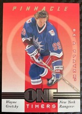 Wayne Gretzky 1997-98 Pinnacle Be a Player ONE TIMERS #1 New York Rangers