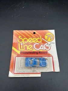 Aurora HO Speed Line Cars Blue Ford GT On Card Vintage 1973 Rare Sealed HTF - Picture 1 of 5