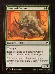 Magic Magic Magic 1x1 - Crowned Ceratok Iconic Masters Ed Casi Nuevo-Como Nuevo (Avl 6) - Haz OFERTA - Imagen 1 de 2