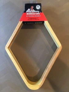 WOW! Mike Massey Wood 9 Ball Billiards Pool Rack Hardwood Construction FAST SHIP - Picture 1 of 3