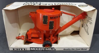 New Ertl Allis-Chalmers Orange Mixer Mill Die-Cast Metal 1:16 Scale #220 - Image 1 of 4