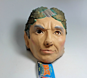 Vintage 1985 Julius Caesar Cesar Latex Mask Halloween Costume Unused w/ Tags NWT
