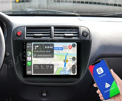 9" For 95-2000 Honda Civic Apple CarPlay GPS WIFI Radio AHD 1996 1997 1998 1999 Foto 1 de 4