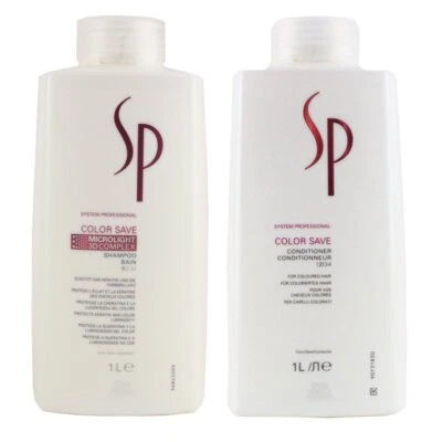 Wella SP Color Save Shampoo 1000ml & 1000ml Wella SP Color Save Conditioner Set - Bild 1 von 2
