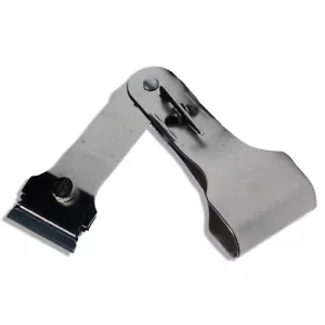 Metal 3-Way 8" Safety Razor Blade Scraper Tool - Remove Adhesive Stickers & More