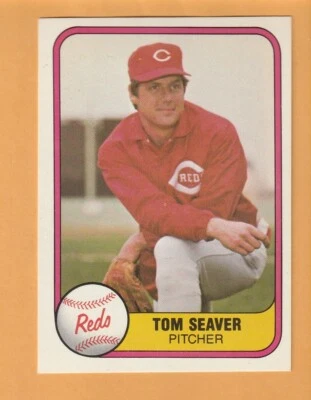 Tom Seaver Cincinnati Reds 1981 Fleer #200 HOF USC Trojans 9K - Image 1 of 2