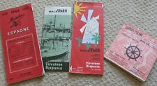 4.1960S ERA  TOURIST LEAFLETS 3 WITH MAPS BALEARES ISLES,PALMA ,ESPAGNE MICHELIN