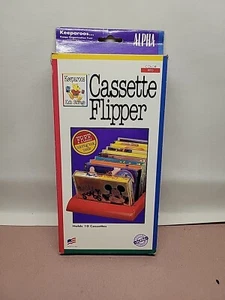 Keeparoos Cassette Flipper Vintage Cassette Storage Red New Open Box - Picture 1 of 2