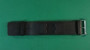 Uhrarmband Leder schwarz 32/10mm E-454 - Picture 1 of 4
