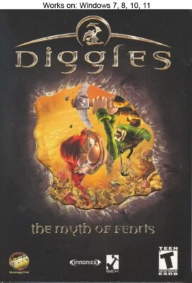 Diggles: The Myth of Fenris PC Game 2001 Strategy First Windows 10 11 - Image 1 of 2