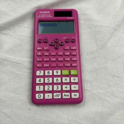 Casio Scientific Calculator FX-300EX Plus Pink Programmable Handheld - Image 1 of 4
