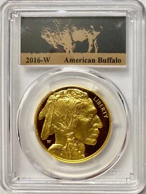 2016-W 1 oz Proof Gold Buffalo PCGS PR-70 DCAM ( First Strike ) - Image 1 of 4