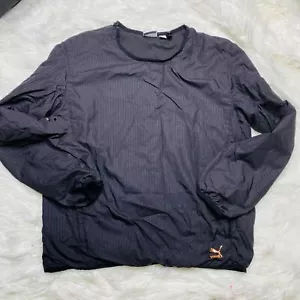 Puma Pullover Damen Medium Evo Jacke Activewear Windbreaker Rundhals schwarz - Bild 1 von 12