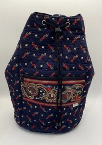 Vera Bradley Carrie Sling Rucksack Handtasche Golf Navy Blau Golf - Bild 1 von 6