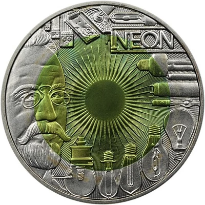 Austria 25 Euro 2008 Fascination Light Silver Niobium. Serial#37945 - Image 1 of 4