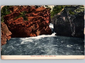 c1910 Devil’s Punch Bowl Aspen Colorado CO Pitkin County Postcard - Picture 1 of 2