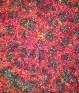 Rosa Grün Schmucktöne Aquarell Batik Stoff 1,3 Yards Quilten Nähen - Bild 1 von 3