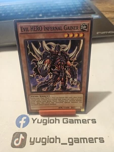 Yu-Gi-Oh Evil Hero Infernal Gainer BP03 1st Edition Common Light Played  - Picture 1 of 1