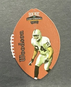 1998 Contenders Leather Silver #69 Charles Woodson RC !!! - Picture 1 of 2