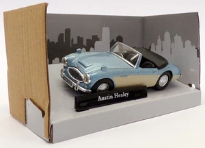 Cararama 1/43 Scale Model Car 416240 - Austin Healey - Met Blue/Milky - Picture 1 of 3