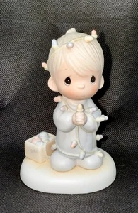 Precious Moments 1985 May Your Christmas Be Delightful Figure 15482 - Picture 1 of 3