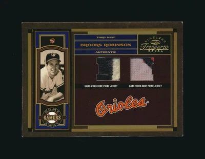 Timeless Treasures Brooks Robinson 2004 Dual Orioles Prime JRSY #D 1/5 *2148 Foto 1 de 2