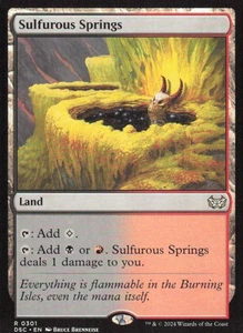 Sulfurous Springs - Commander: Duskmourn: House of Horror DSC - 301 - MTG Magic - Picture 1 of 2