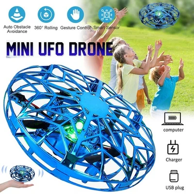 Kinder Mini Drohne Fiegender Spielzeug Handgesteuerter Flugball UFO Flying Ball - Bild 1 von 4