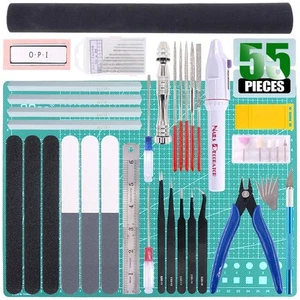 55Pcs Professional Modeler Basic Tools Craft Set Hobby Building Tools Kit Gun... - Picture 1 of 7
