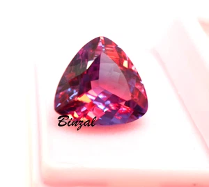 10-11 CT Rarest Russian Color Changing Alexandrite Trillion Cut Loose Gemstone - Picture 1 of 7