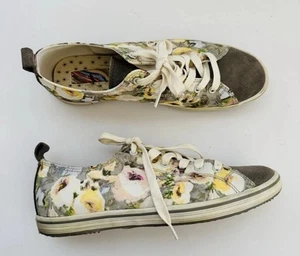 Paul Smith Damen Musa Trainers Suade Toe Floral Sneaker Schnürer Gr.38 - Bild 1 von 9