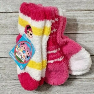 Lalaloopsy Socks No-Slip 3 Pair Girls 18-24 Months - Picture 1 of 2