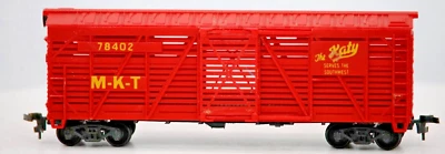 Lionel HO Scale "MKT - The Katy" 78402 40' Livestock Cattle Freight Train Car - Image 1 of 4