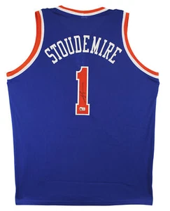 Amar'e Stoudemire Authentic Signed Blue Pro Style Jersey BAS Witnessed - Picture 1 of 3