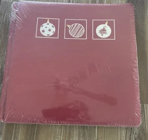 Creative Memories 12x12 Christmas Ornaments Scrapbook Album Red wPages RARE - Picture 1 of 4