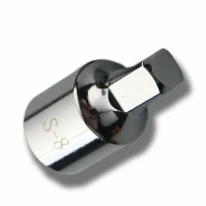 8mm Chrome Vanadium Steel Square Oil Sump Drain Plug Key Tool AS - Picture 1 of 10