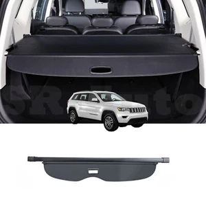 For Jeep Grand Cherokee 2011-2021 Canvas Luggage Shade Retractable Cargo Cover - Picture 1 of 6