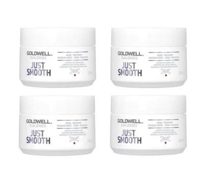Goldwell Dualsenses Just Smooth 60 Second Treatment 200ml pacote com 4 - Imagem 1 de 2