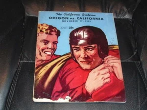 1945 OREGON AT CALIFORNIA COLLEGE FOOTBALL PROGRAM  - Picture 1 of 2