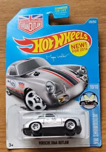 DHX35-D9B0H HOT WHEELS PORSCHE 356A OUTLAW SILVER MAGNUS WALKER 10/10 120/250 - Picture 1 of 2