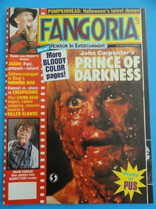 FANGORIA MAGAZINE #69 DEC 1987 JOHN CARPENTER'S PRINCE OF DARKNESS W/ POSTER - Picture 1 of 7