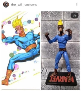 3.75 1:18 Scale custom action figure Speedball Marvel Universe Scale - Picture 1 of 5